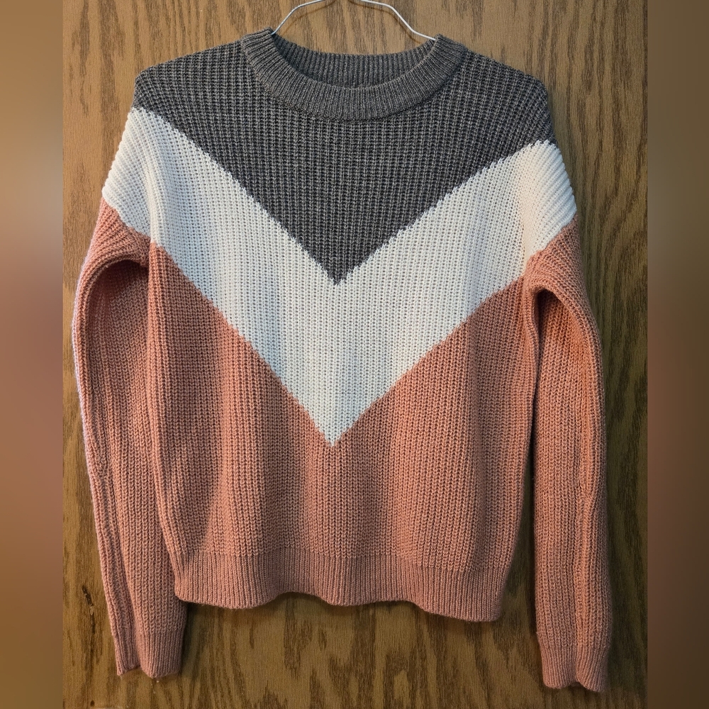 Colorblock Knit Sweater